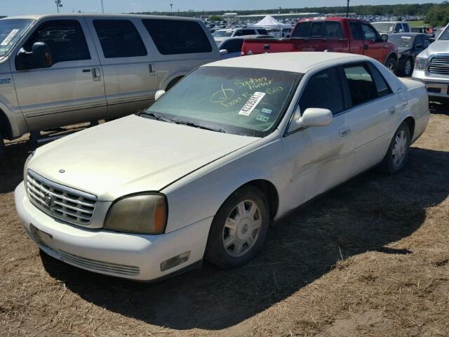 1G6KD54YX4U218846 - 2004 CADILLAC DEVILLE WHITE photo 2