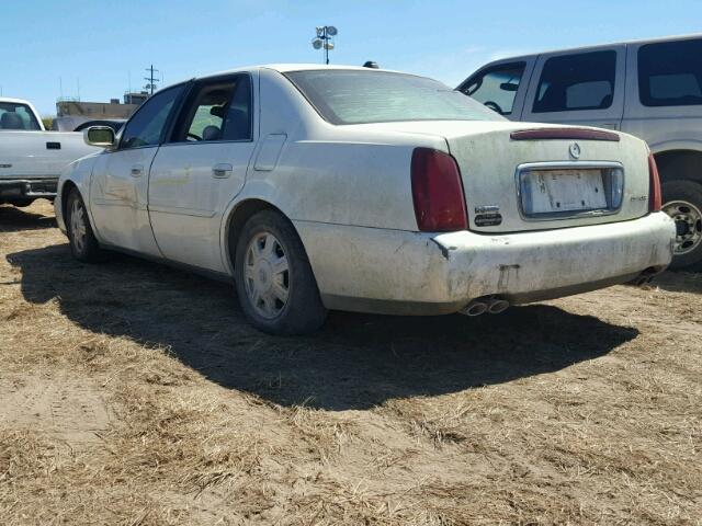 1G6KD54YX4U218846 - 2004 CADILLAC DEVILLE WHITE photo 3