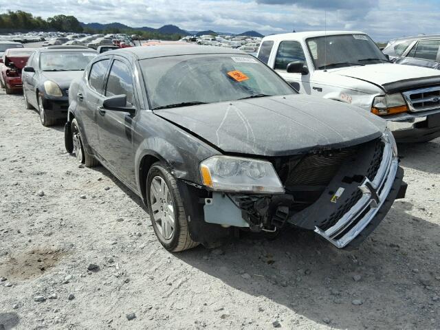 1C3CDZAB7DN730281 - 2013 DODGE AVENGER SE BLACK photo 1