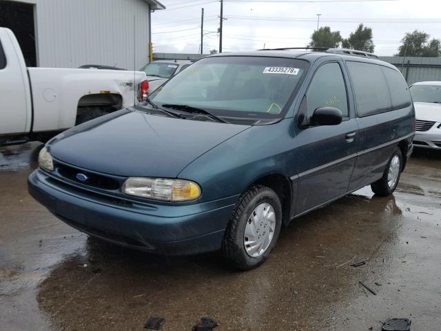 2FMDA5146TBA42765 - 1996 FORD WINDSTAR W GREEN photo 2