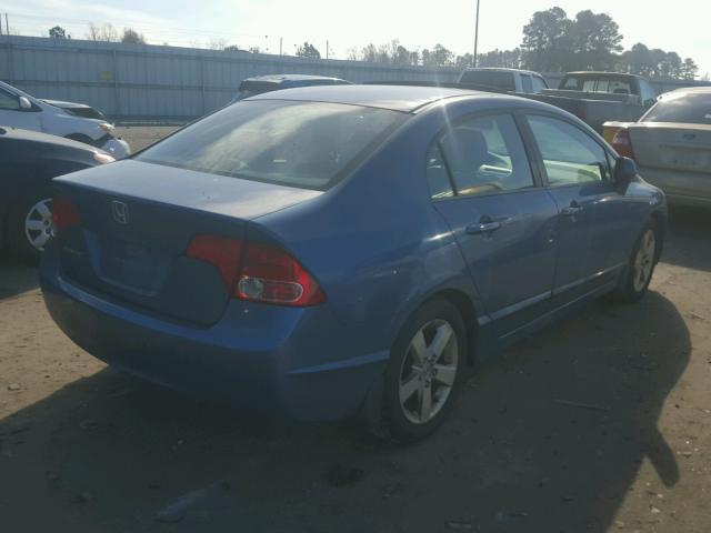 1HGFA15867L084749 - 2007 HONDA CIVIC EX Көк фото 4