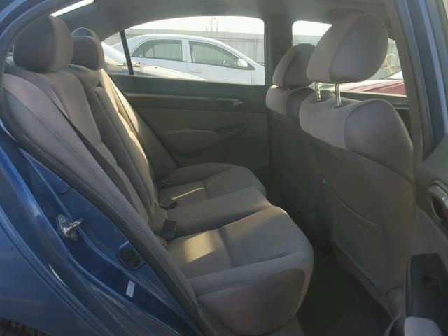 1HGFA15867L084749 - 2007 HONDA CIVIC EX Көк фото 6