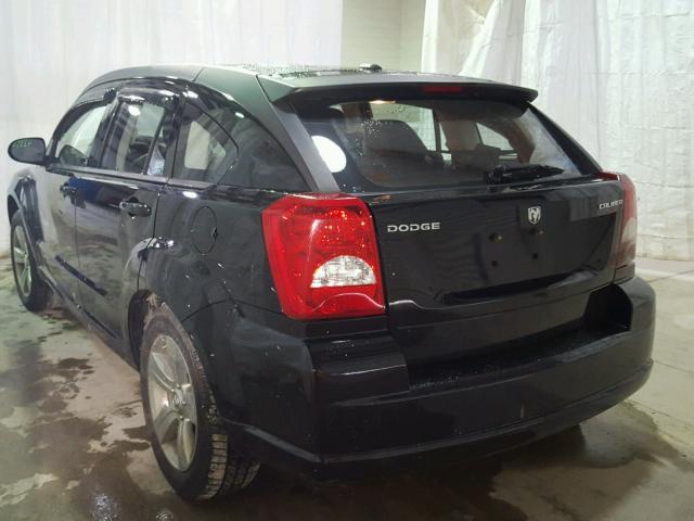 1C3CDWDA0CD536973 - 2012 DODGE CALIBER SX BLACK photo 3