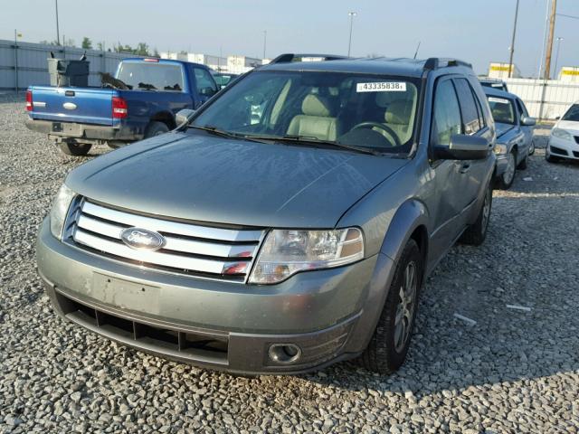 1FMDK02W98GA27287 - 2008 FORD TAURUS X S GREEN photo 2