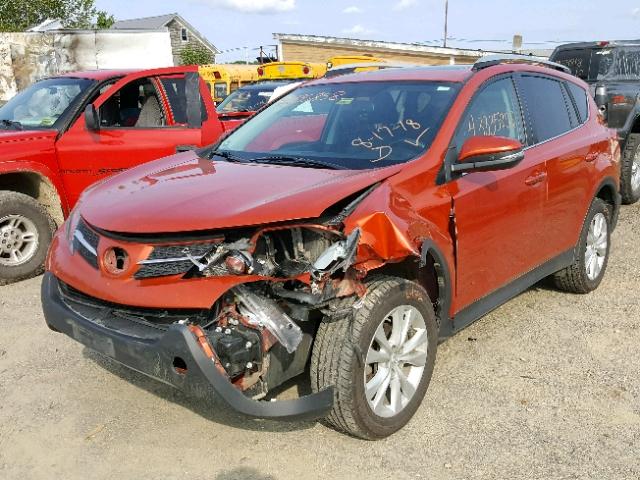 2T3DFREV5FW326938 - 2015 TOYOTA RAV4 LIMIT ORANGE photo 2