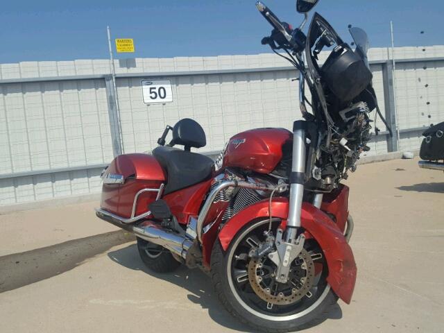 5VPTW36N6D3017133 - 2013 VICTORY MOTORCYCLES CROSS COUN Rojo foto 1