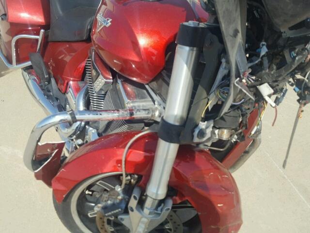 5VPTW36N6D3017133 - 2013 VICTORY MOTORCYCLES CROSS COUN Rojo foto 10