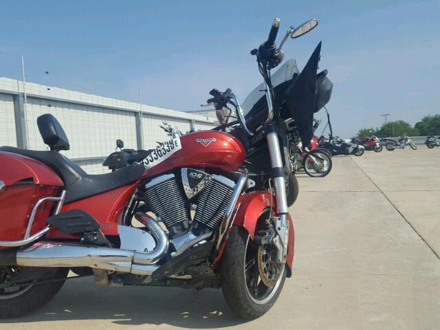 5VPTW36N6D3017133 - 2013 VICTORY MOTORCYCLES CROSS COUN Rojo foto 5