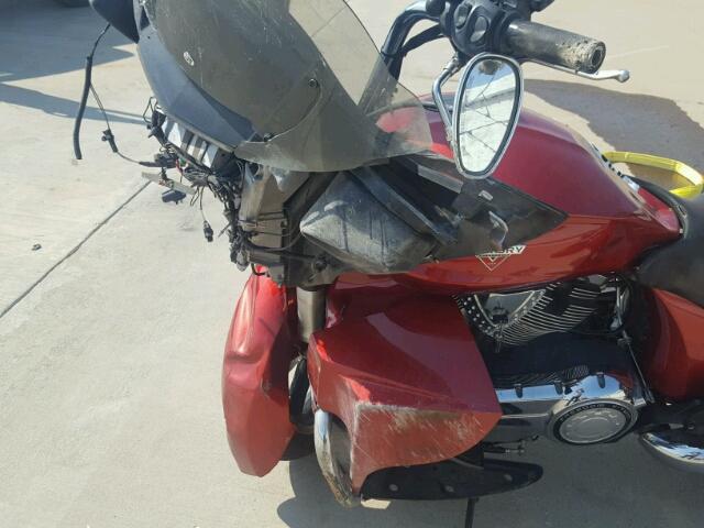 5VPTW36N6D3017133 - 2013 VICTORY MOTORCYCLES CROSS COUN Rojo foto 9