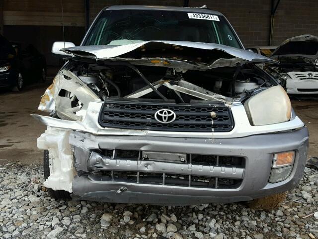 JTEGH20V910012854 - 2001 TOYOTA RAV4 GRAY photo 9