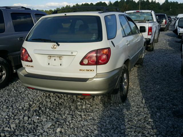 JT6GF10U8X0025784 - 1999 LEXUS RX 300 WHITE photo 4