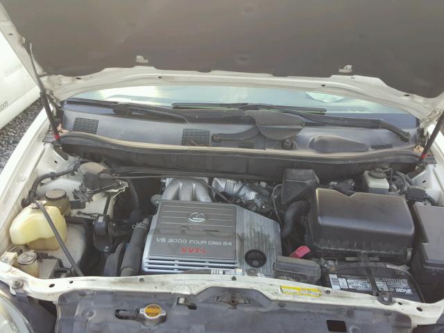 JT6GF10U8X0025784 - 1999 LEXUS RX 300 WHITE photo 7