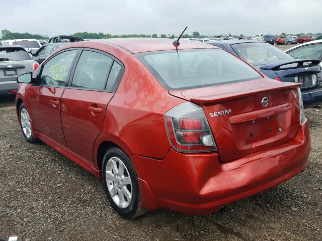 3N1AB6AP3AL700678 - 2010 NISSAN SENTRA 2.0 RED photo 3