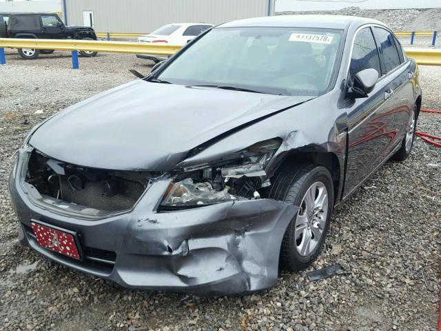 1HGCP2F48BA003483 - 2011 HONDA ACCORD LXP GRAY photo 2