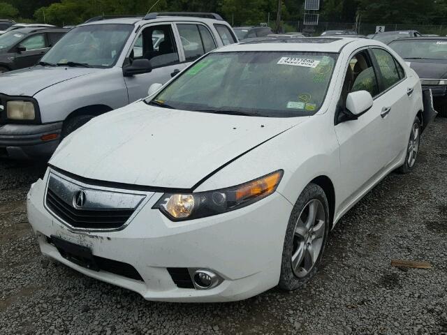 JH4CU2F66EC005989 - 2014 ACURA TSX TECH WHITE photo 2