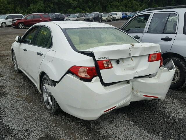 JH4CU2F66EC005989 - 2014 ACURA TSX TECH WHITE photo 3