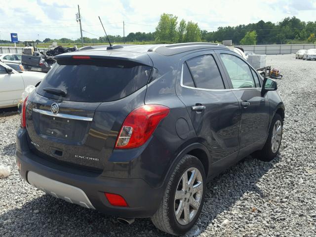 KL4CJCSB7GB752779 - 2016 BUICK ENCORE CHARCOAL photo 4