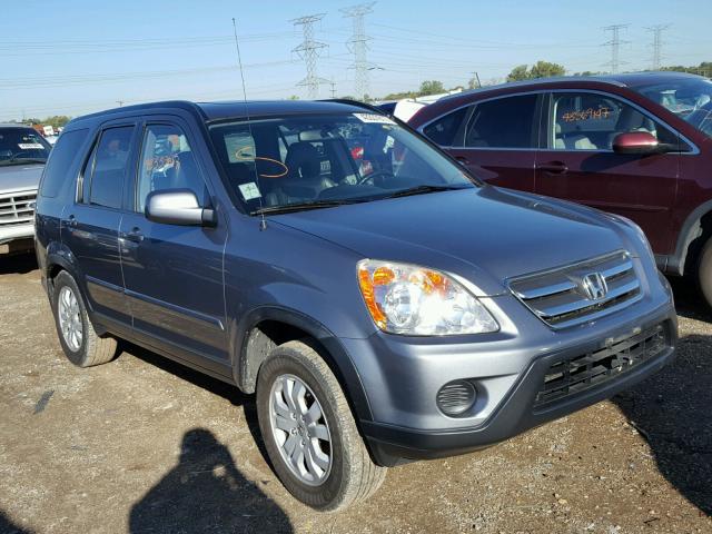 JHLRD78975C024201 - 2005 HONDA CR-V GRAY photo 1