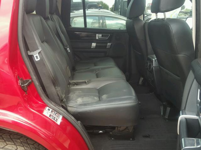 SALAK2D49DA654611 - 2013 LAND ROVER LR4 HSE LU RED photo 6