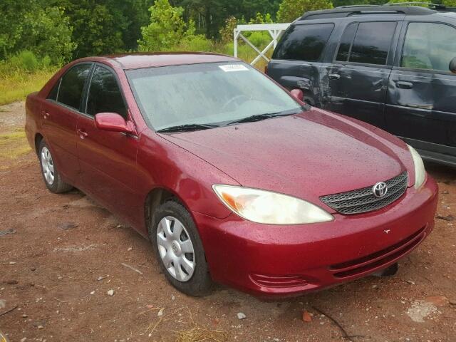 4T1BE32K54U336943 - 2004 TOYOTA CAMRY LE RED photo 1