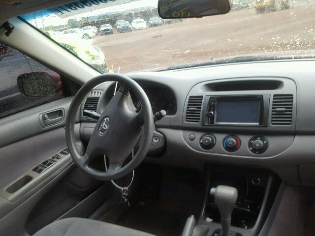 4T1BE32K54U336943 - 2004 TOYOTA CAMRY LE RED photo 9