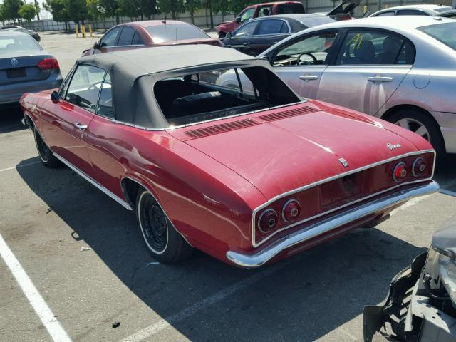 105676L101018 - 1966 CHEVROLET CORVAIR RED photo 3