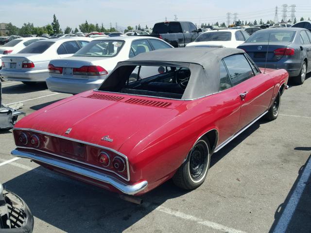 105676L101018 - 1966 CHEVROLET CORVAIR RED photo 4