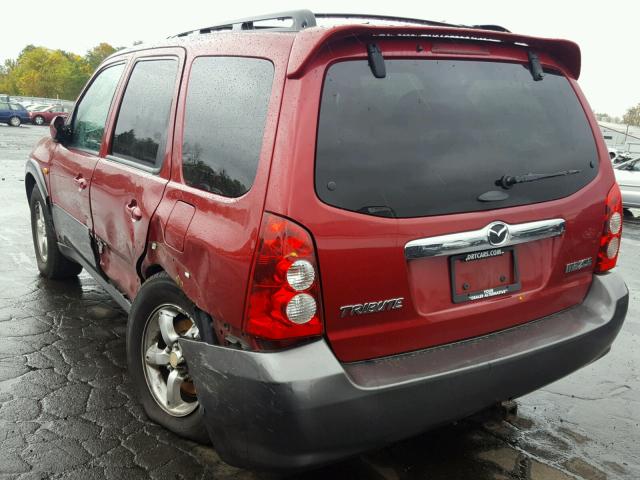 4F2YZ941X5KM15029 - 2005 MAZDA TRIBUTE S RED photo 3