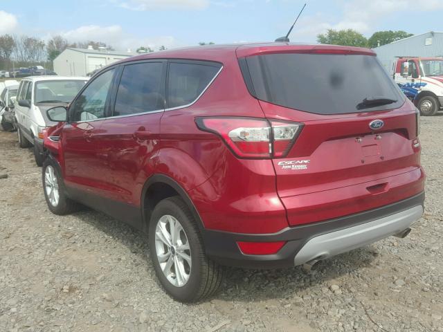 1FMCU0GD4HUD64478 - 2017 FORD ESCAPE SE RED photo 3