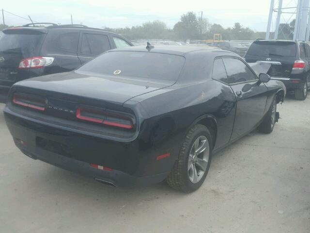 2C3CDZAG3FH715297 - 2015 DODGE CHALLENGER BLACK photo 4