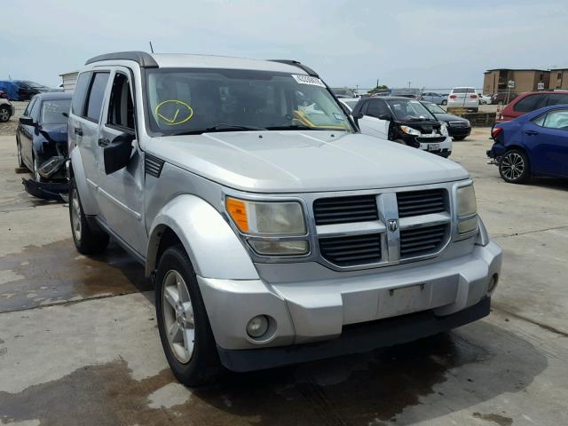 1D8GT58K57W733565 - 2007 DODGE NITRO SLT SILVER photo 1