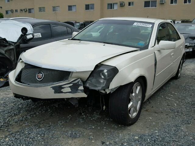 1G6DP577470140336 - 2007 CADILLAC CTS WHITE photo 2