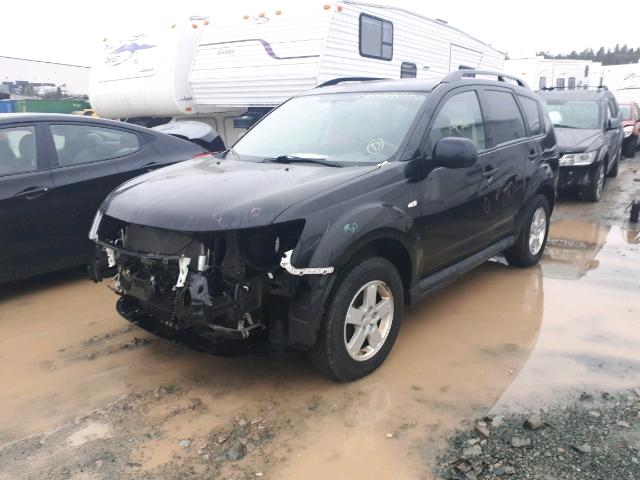 JA4LT21WX9Z601292 - 2009 MITSUBISHI OUTLANDER BLACK photo 2