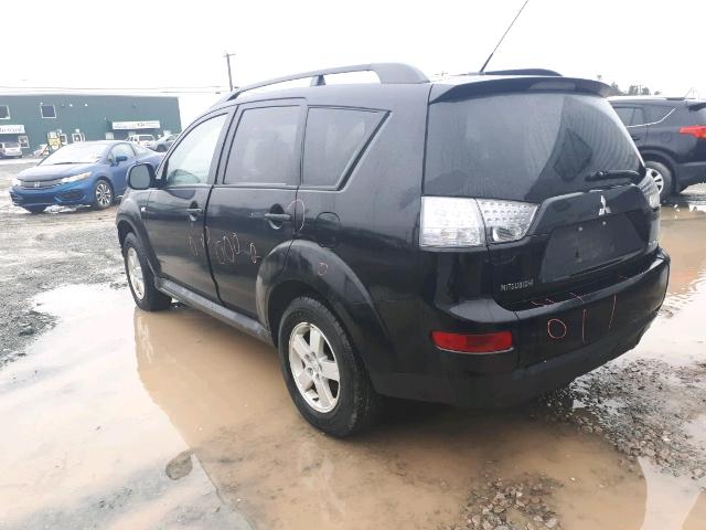 JA4LT21WX9Z601292 - 2009 MITSUBISHI OUTLANDER BLACK photo 3