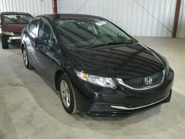 19XFB2F57FE079136 - 2015 HONDA CIVIC BLACK photo 1