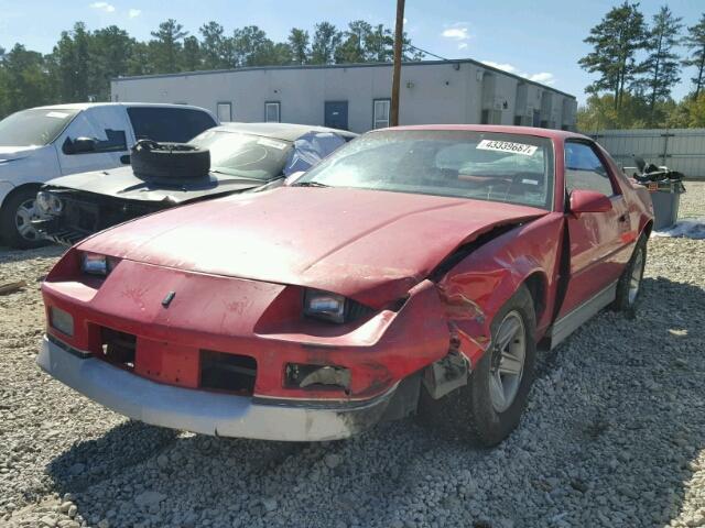 1G1FP21E2JL101206 - 1988 CHEVROLET CAMARO RED photo 2