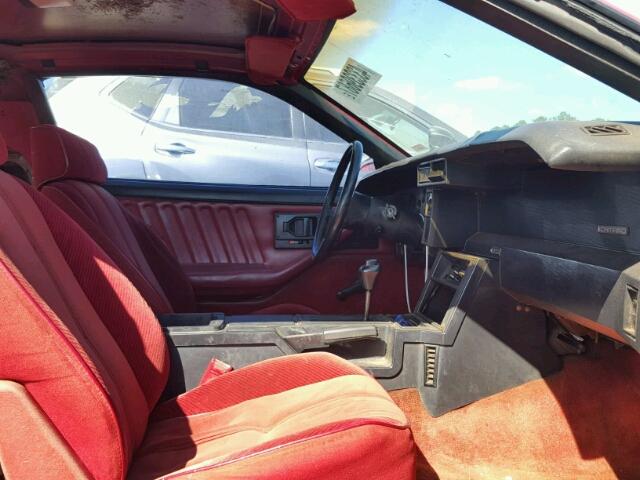 1G1FP21E2JL101206 - 1988 CHEVROLET CAMARO RED photo 5