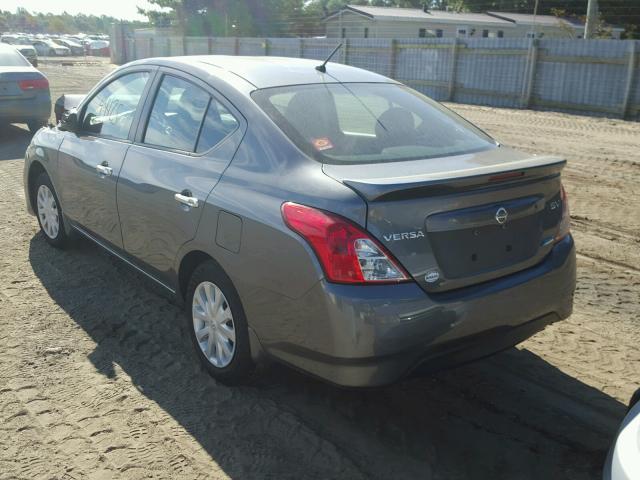 3N1CN7AP8GL845763 - 2016 NISSAN VERSA S CHARCOAL photo 3