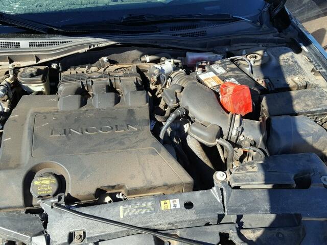 3LNHL2GC2CR811689 - 2012 LINCOLN MKZ შავი ფოტო 7