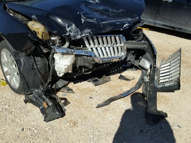 3LNHL2GC2CR811689 - 2012 LINCOLN MKZ შავი ფოტო 9