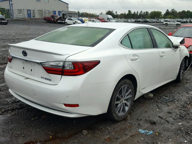 JTHBW1GG4G2118937 - 2016 LEXUS ES 300H WHITE photo 4