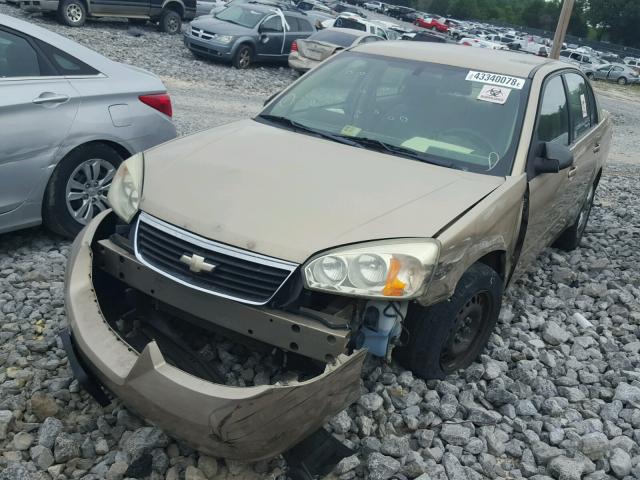 1G1ZS51866F266821 - 2006 CHEVROLET MALIBU LS ბეჟი ფოტო 2