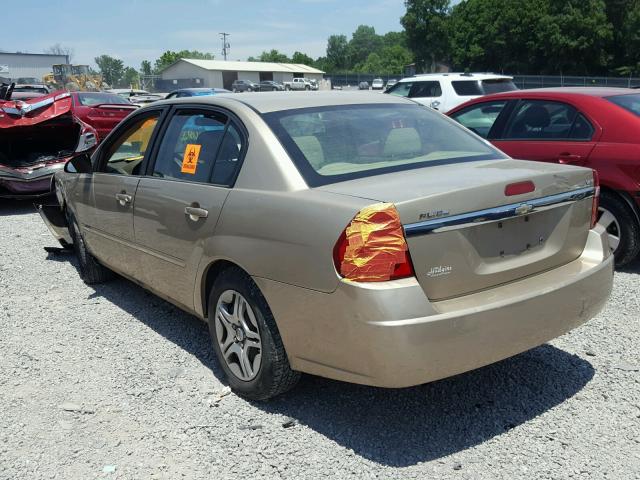 1G1ZS51866F266821 - 2006 CHEVROLET MALIBU LS ბეჟი ფოტო 3