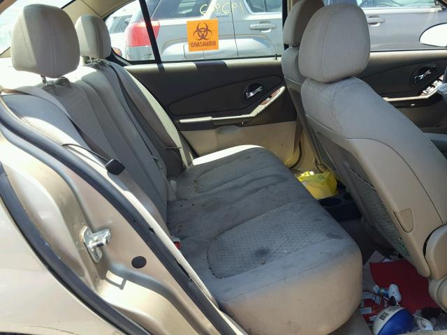 1G1ZS51866F266821 - 2006 CHEVROLET MALIBU LS ბეჟი ფოტო 6