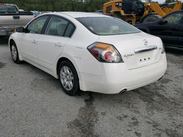 1N4AL2AP7CN575101 - 2012 NISSAN ALTIMA BAS WHITE photo 3