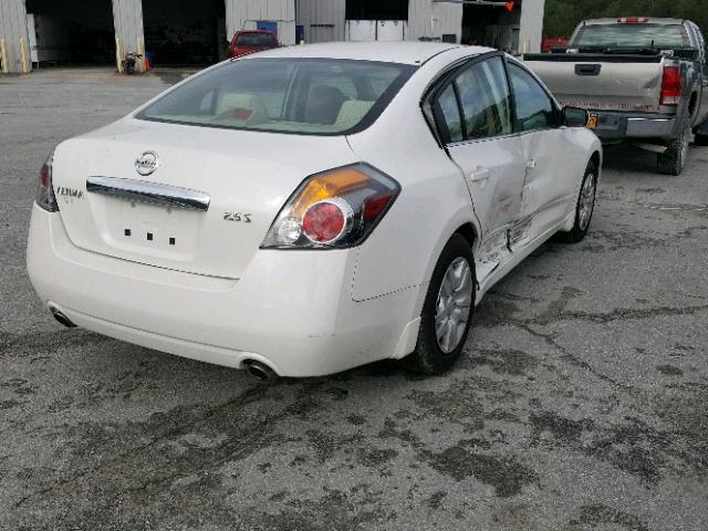 1N4AL2AP7CN575101 - 2012 NISSAN ALTIMA BAS WHITE photo 4