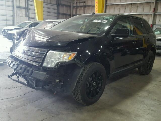 2FMDK48C99BA65891 - 2009 FORD EDGE SEL BLACK photo 2