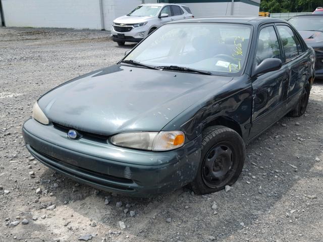 1Y1SK5288YZ429795 - 2000 CHEVROLET GEO PRIZM 绿色 照片 2