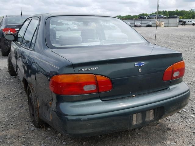 1Y1SK5288YZ429795 - 2000 CHEVROLET GEO PRIZM 绿色 照片 3