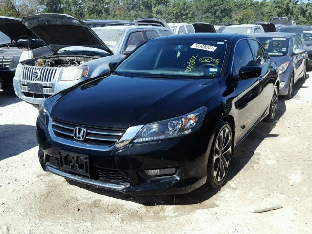 1HGCR2F50FA263806 - 2015 HONDA ACCORD SPO BLACK photo 2